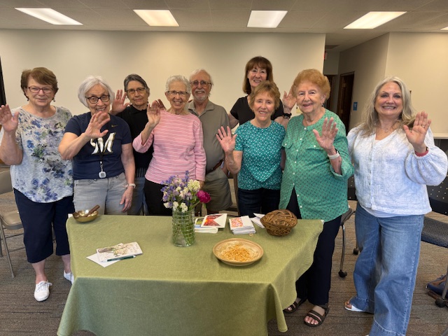 6-7-26 Linda, Faye, Gail, Chris, Paul Lynn T, Lynn G, Marilyn, Sandy