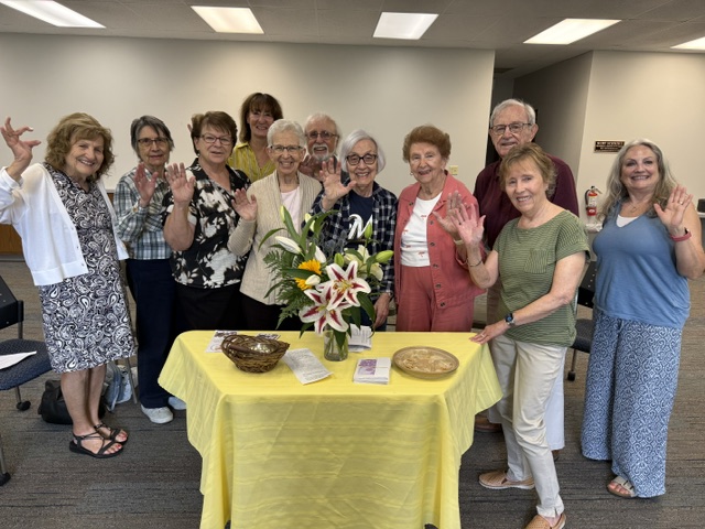 6-28-26 Laraine, Gail, Linda, Lynn T, Chris, Paul, Faye, Marilyn, Gene, Lynn G, Sandy